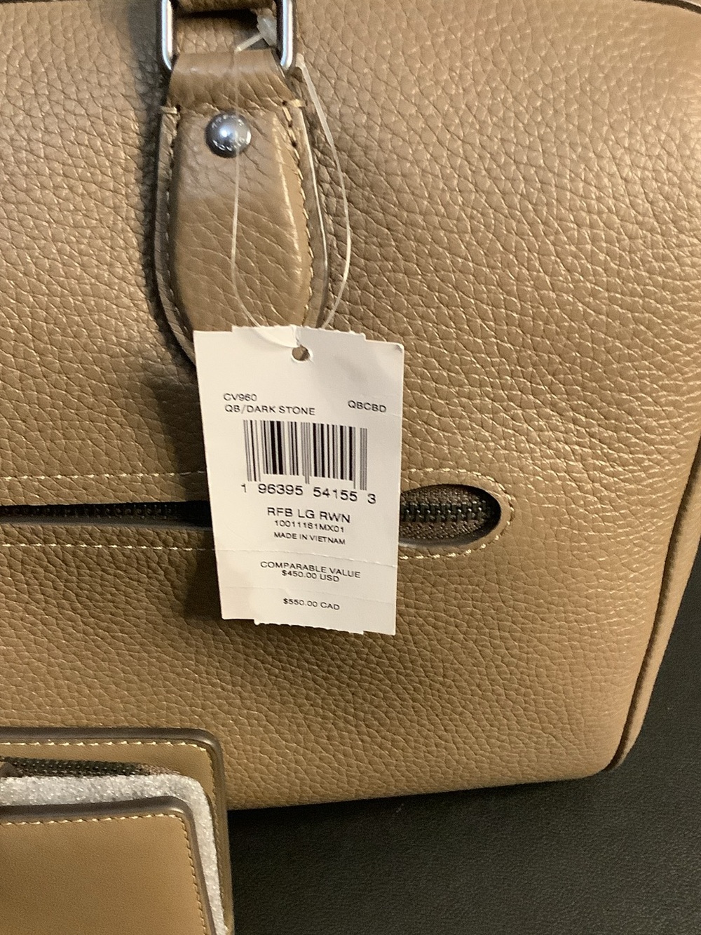 Coach Large Rowan Sandstone Bundle - Picture 3 of 5